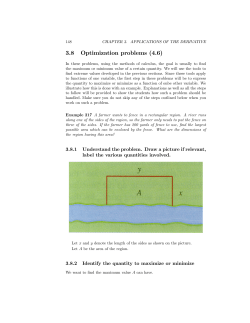 3.8 Optimization problems (4.6)