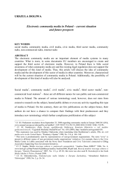 Does it community radio in Poland exist