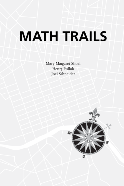 Math Trails - Consortium for Mathematics and its Applications