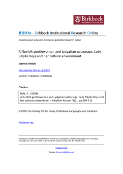 - BIROn - Birkbeck Institutional Research Online