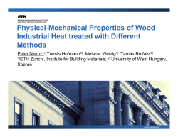 Physical-Mechanical Properties of Wood Industrial Heat treated with