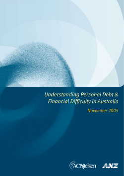 Understanding personal debt and financial difficulty in Australia