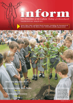 Inform 88 - Catholic Diocese of Christchurch