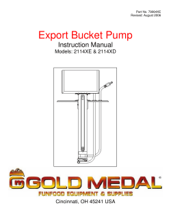 Export Bucket Pump