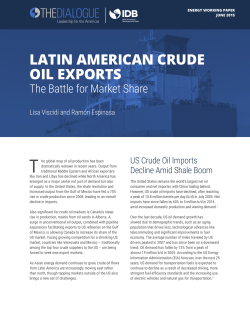 Latin American Crude Oil Exports - Inter