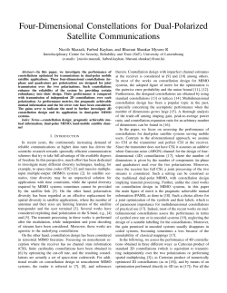 Four-Dimensional Constellations for Dual-Polarized