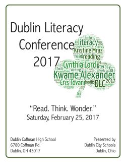 2017 Brochure.pages - Dublin City Schools