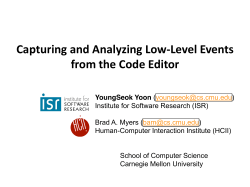 Slides - School of Engineering and Computer Science