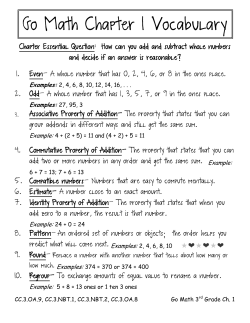 Ch 1 Voc