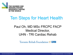 Ten Steps for Heart Health