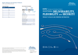 Expel™ Drainage Catheter Catalog