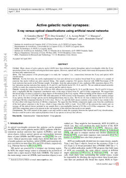 Active galactic nuclei synapses