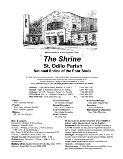 April 10, 2016 Bulletin
