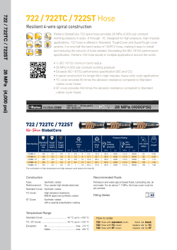 722 / 722TC / 722ST Hose