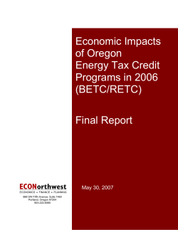 State of Oregon: Oregon Department of Energy