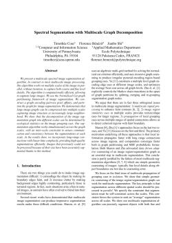 Spectral Segmentation with Multiscale Graph