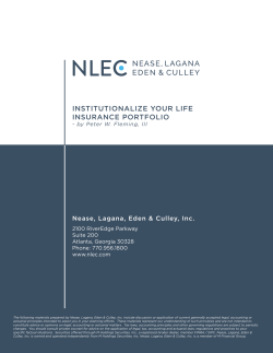 institutionalize your life insurance portfolio