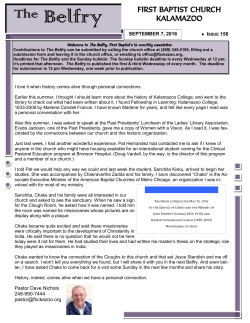 first baptist church kalamazoo - First Baptist Church of Kalamazoo