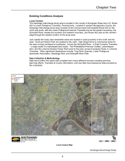 Existing Conditions - Lower Pottsgrove Township