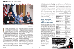Peace in the Middle East