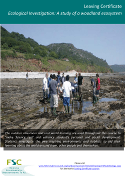 Ecological Investigation: A study of a woodland ecosystem