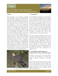 Snail Kite Water Management District Paper
