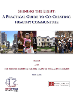 Shining the Light: A Practical Guide to Co-Creating