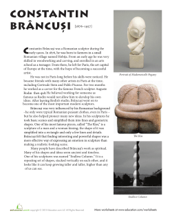 constantin br&acirc;ncuși - Rhonda L. Holmes