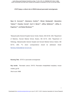 STAT3 plays a critical role in KRAS