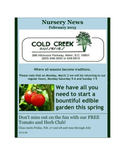 File - Cold Creek Nurseries