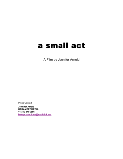 a small act - IES Joanot Martorell
