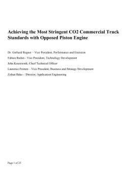 Achieving the Most Stringent CO2 Commercial