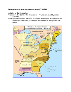 Foundations of American Government (1776