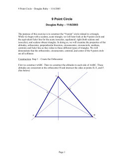9 Point Circle