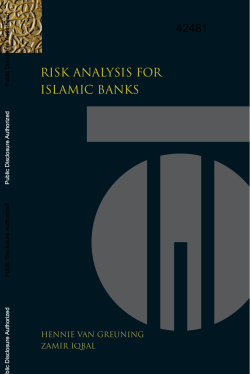 Risk Analysis for Islamic Banks