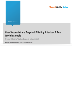 ThreatMetrix Labs Report