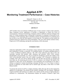 Applied ATP: