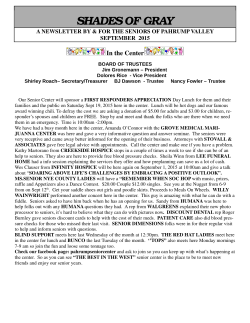 shades of gray - Pahrump Senior Center