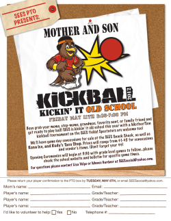 Mother:Son Kickball Flyer 2012