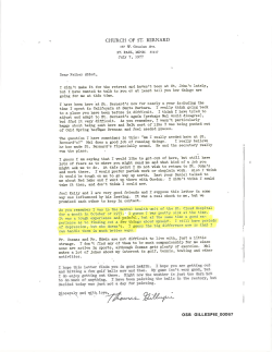 Thomas Gillespie Key Documents