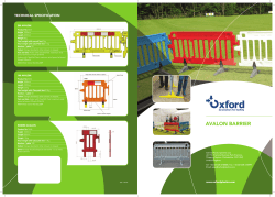 Avalon Barrier - Utility Week Live