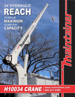 H10034 Crane Brochure