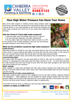 How High Water Pressure Can Harm Your Home