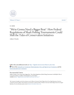 "We`re Gonna Need a Bigger Boat": How