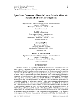 Spin-State Crossover of Iron in Lower-Mantle Minerals