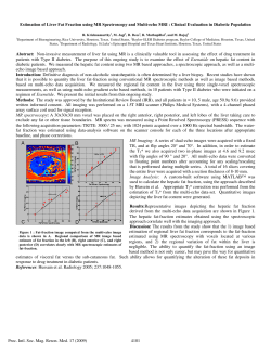 Estimation of Liver Fat Fraction using MR Spectroscopy and