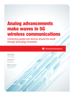Analog advancements make waves in 5G