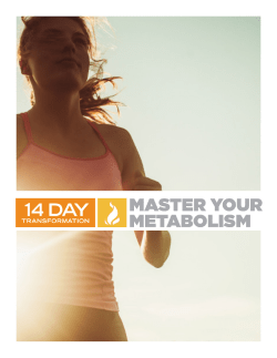 Master Your Metabolism ebook - Karen Malkin Health Counseling
