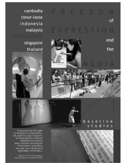 Freedom of Expression and the Media (Philippines).