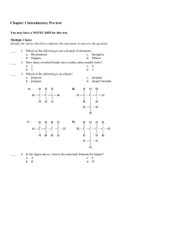 Chapter 1 Introductory Pre-test